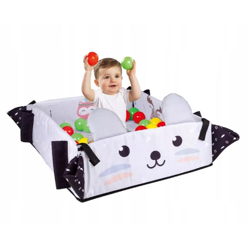 Little Angel - Baby Play Mat Activity Gym with Hanging Toys-White