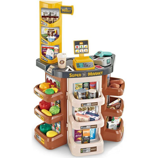 Little Angel – Kids Supermarket Shopping Playset with Scanner