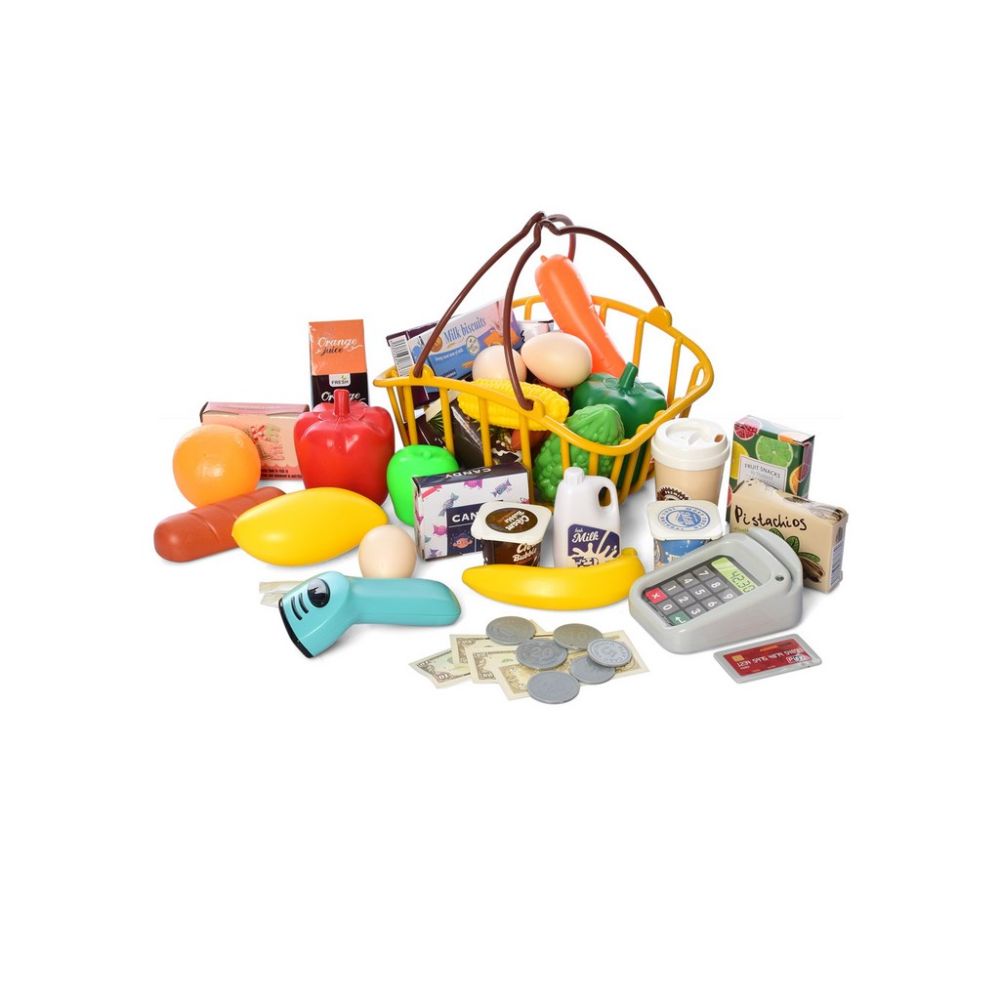 Little Angel – Kids Supermarket Shopping Playset with Scanner