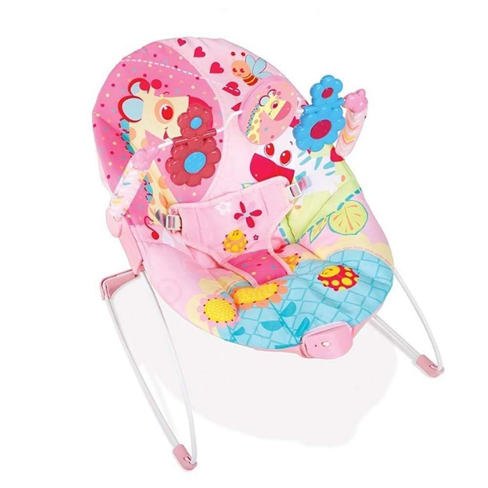 Mastela Baby Bouncer With Music & Vibration for Infant 6 to 18 Months-Pink