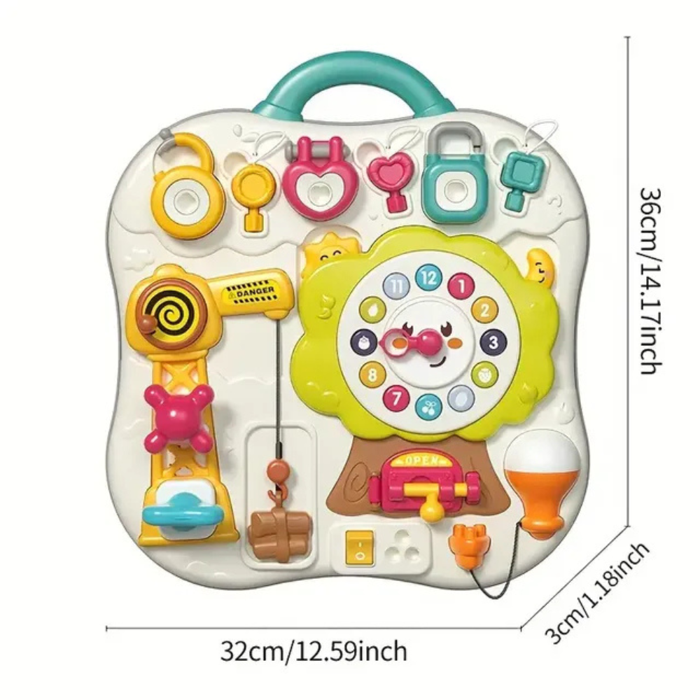 Goodway - Kids Interactive Educational Busy Board With Locks