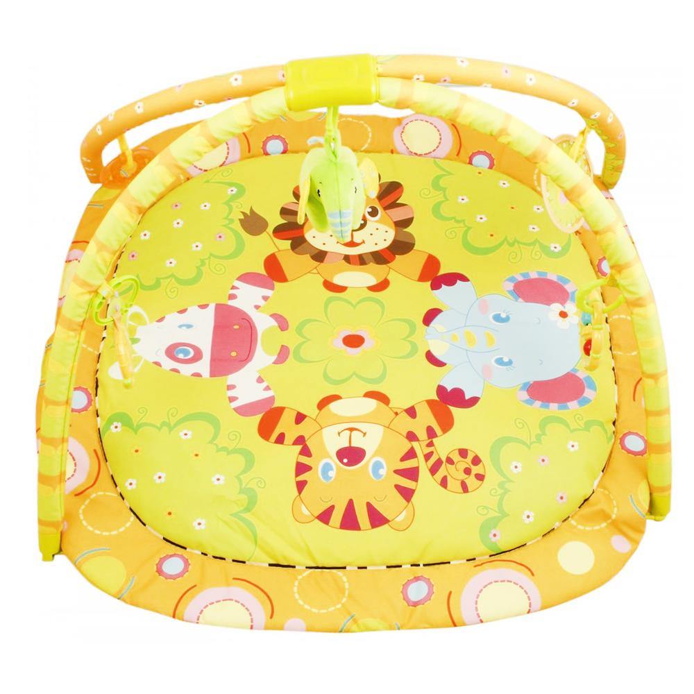 Mastela Baby Play Mat Activity Gym for Infant to Toddler Playmat -Yellow