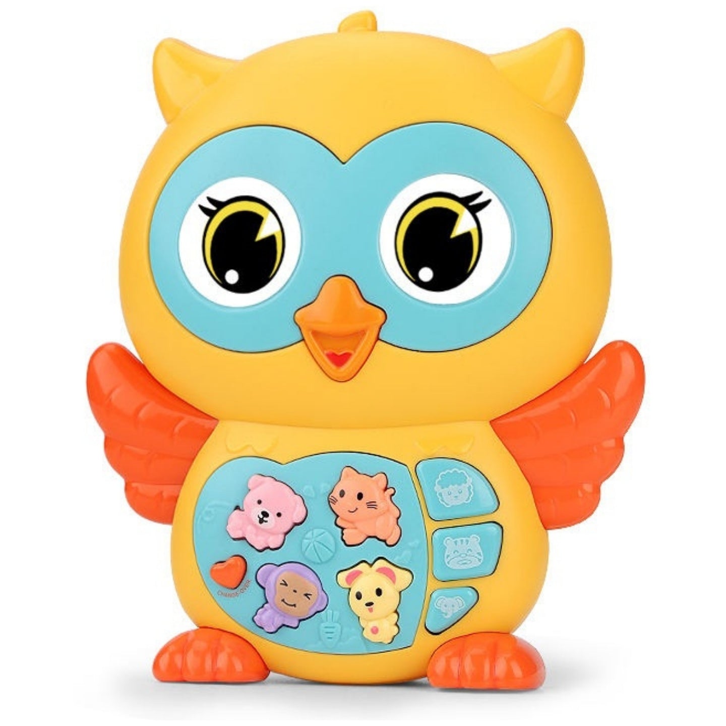 Little Angel-Baby Musical Owl Toy with Lights & Sounds - Yellow