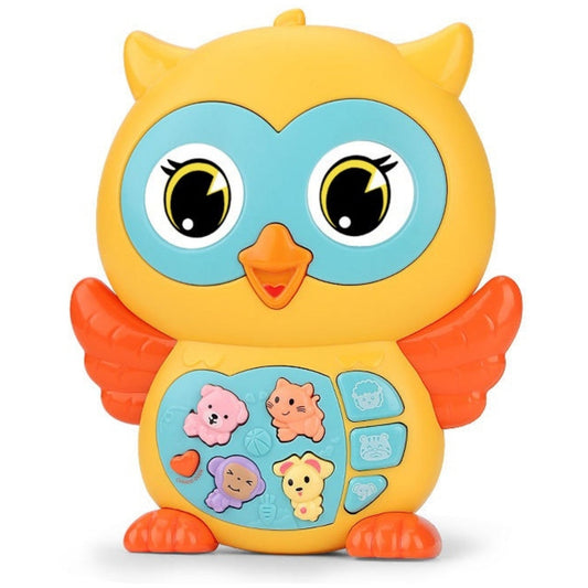 Little Angel-Baby Musical Owl Toy with Lights & Sounds - Yellow