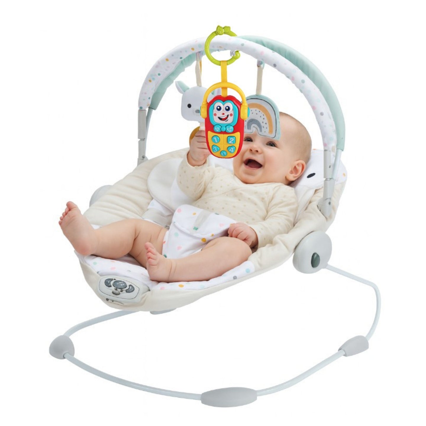 Little Angel-Baby Musical Phone Toy with Lights & Sounds for Infants - Yellow