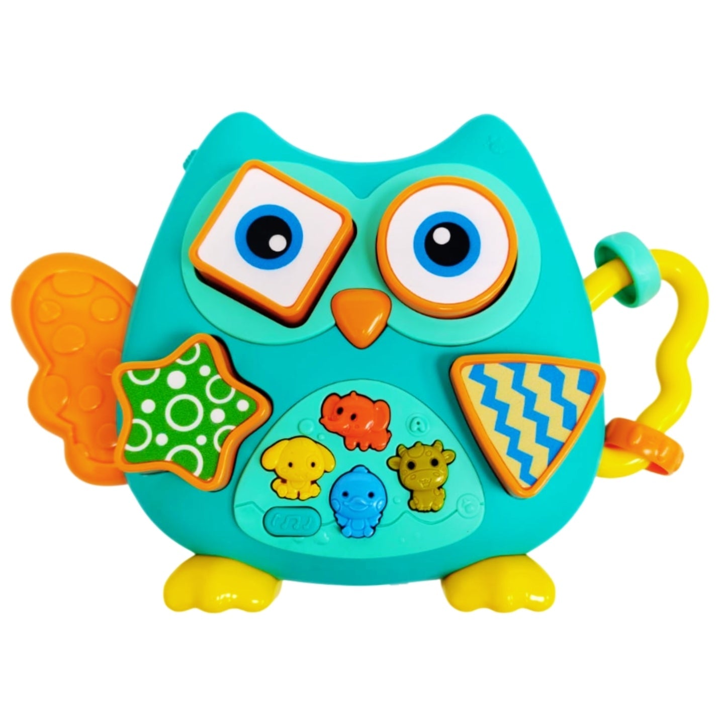 Little Angel-Baby Musical Elephant Toy with Lights & Sound - Orange/Yellow