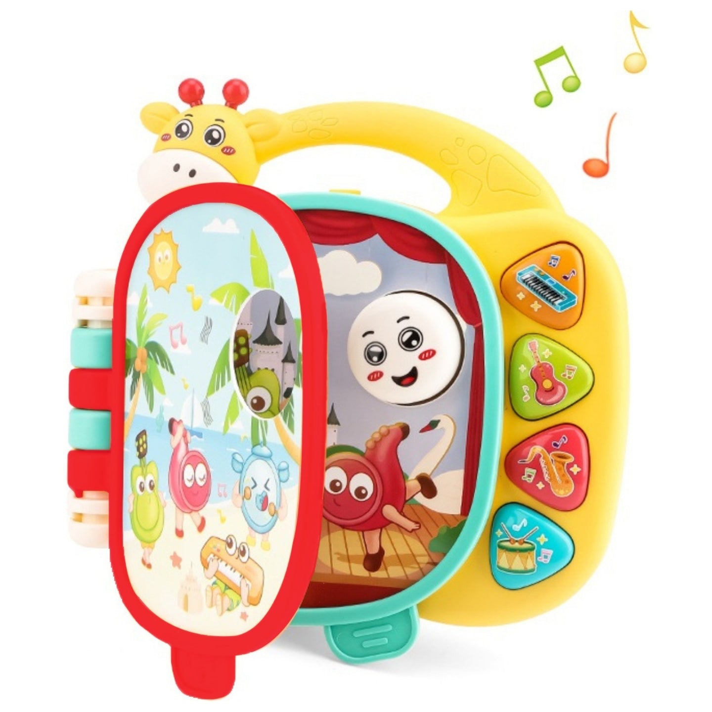 Little Angel-Baby Musical Butterfly Toy with Lights Sounds - Blue/Red