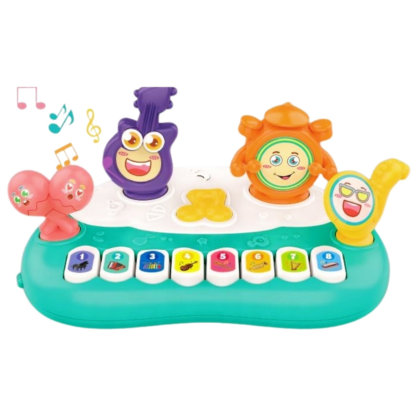 Little Angel-Baby Musical Caterpillar Rattle Toy for Infants - Green