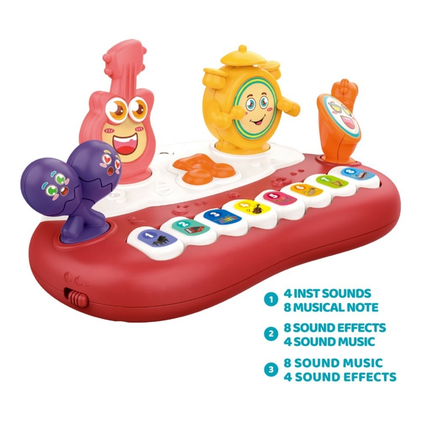 Little Angel-Baby Musical Caterpillar Rattle Toy for Infants - Green