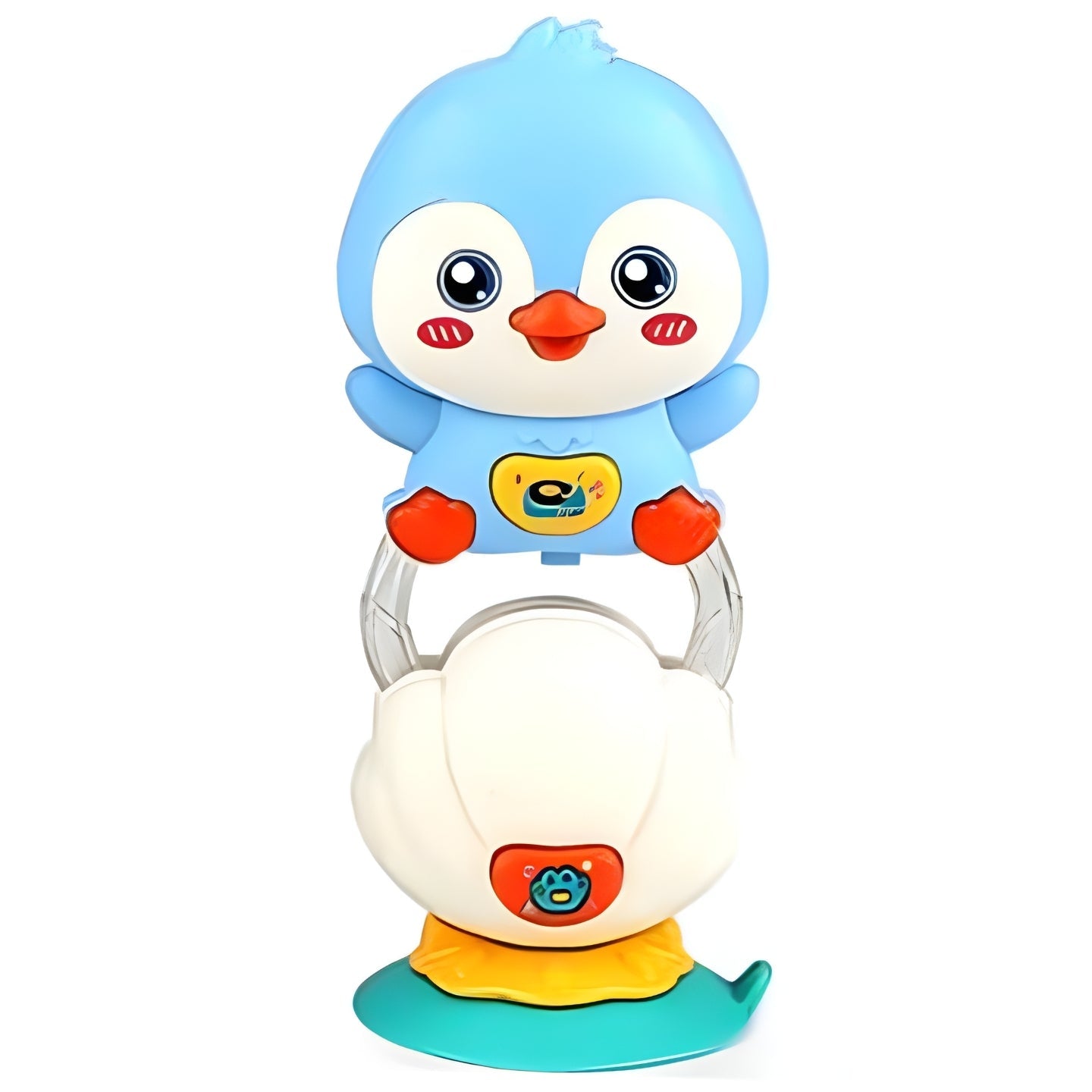 Little Angel-Baby Musical Stacking Toy with Lights for Infants - Blue