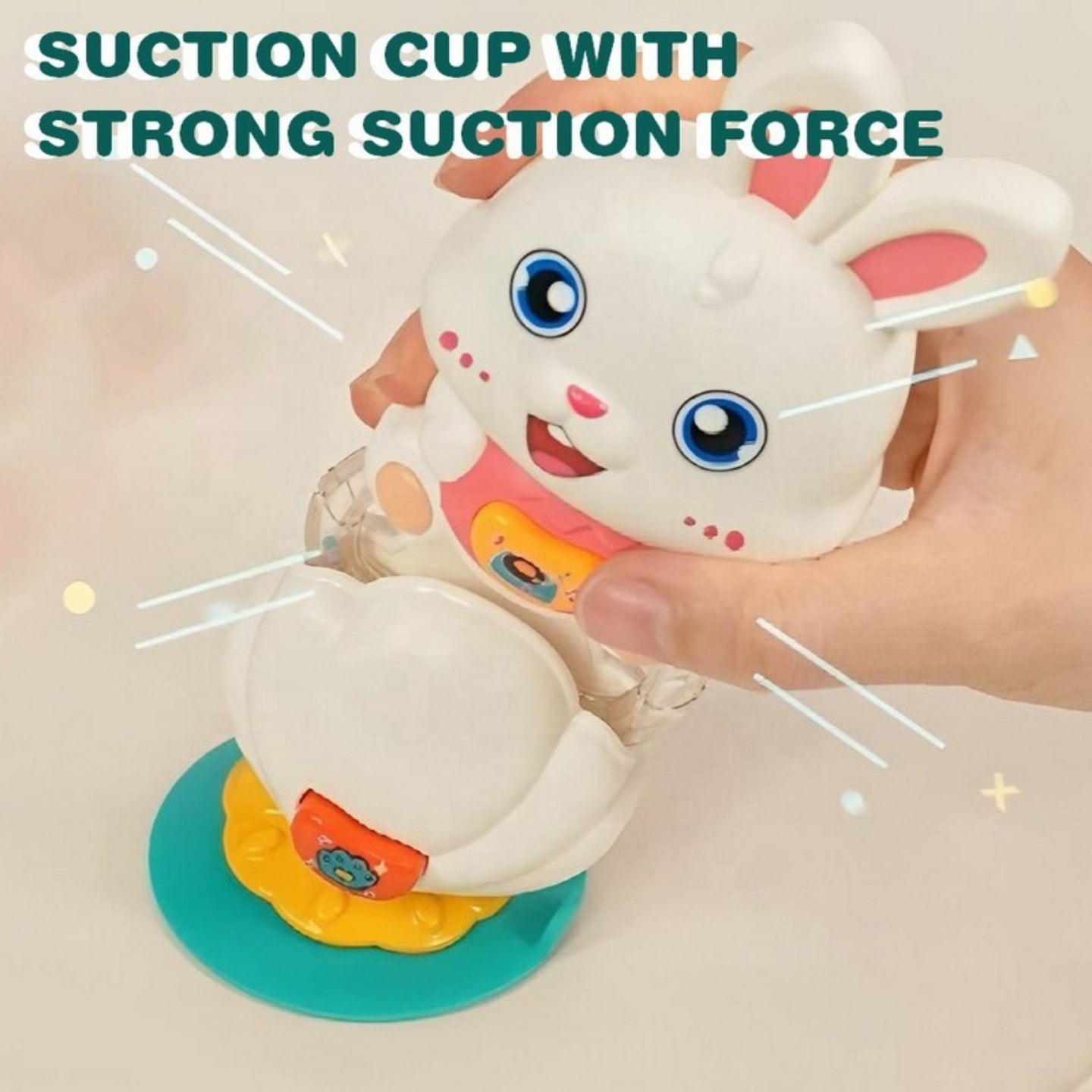 Little Angel-Baby Musical Stacking Toy with Lights for Infants - Blue