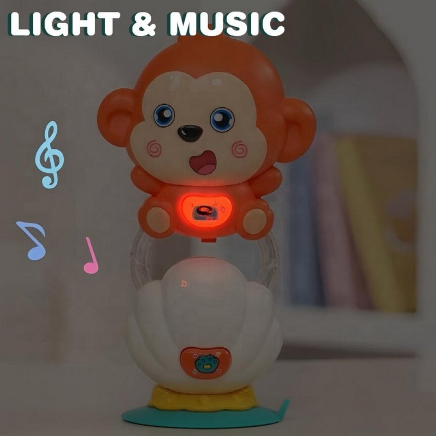 Little Angel-Baby Musical Rattle Toy for Infants with Sound - Pink