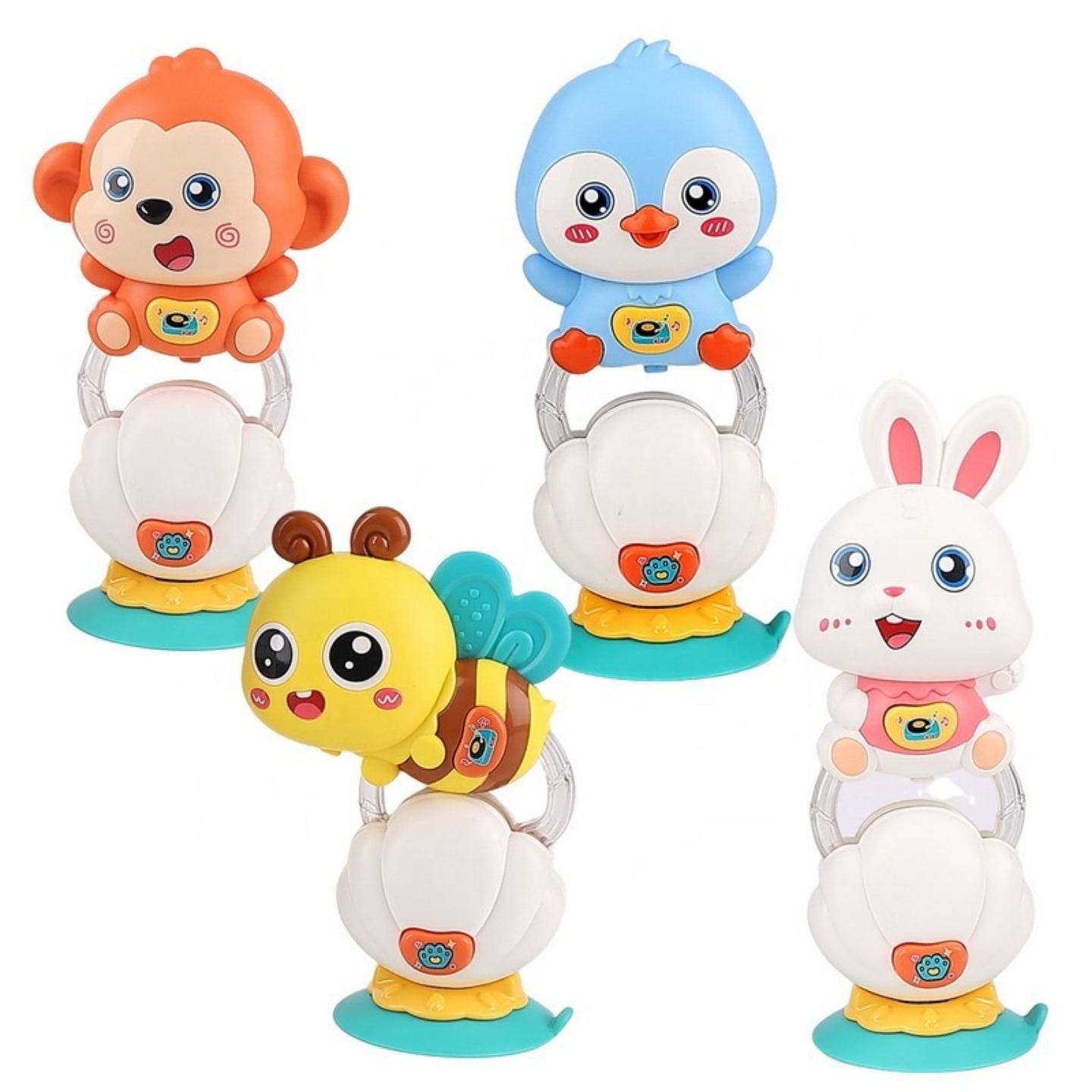 Little Angel-Baby Musical Rattle Toy for Infants with Sound - Pink