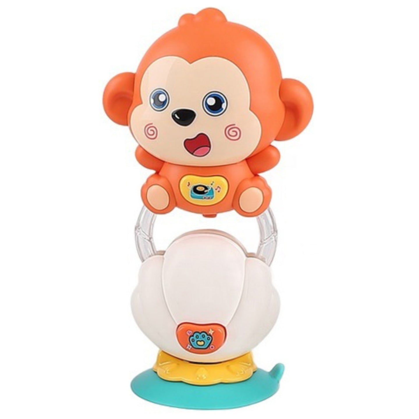 Little Angel-Baby Musical Monkey Toy with Lights Sounds - Brown