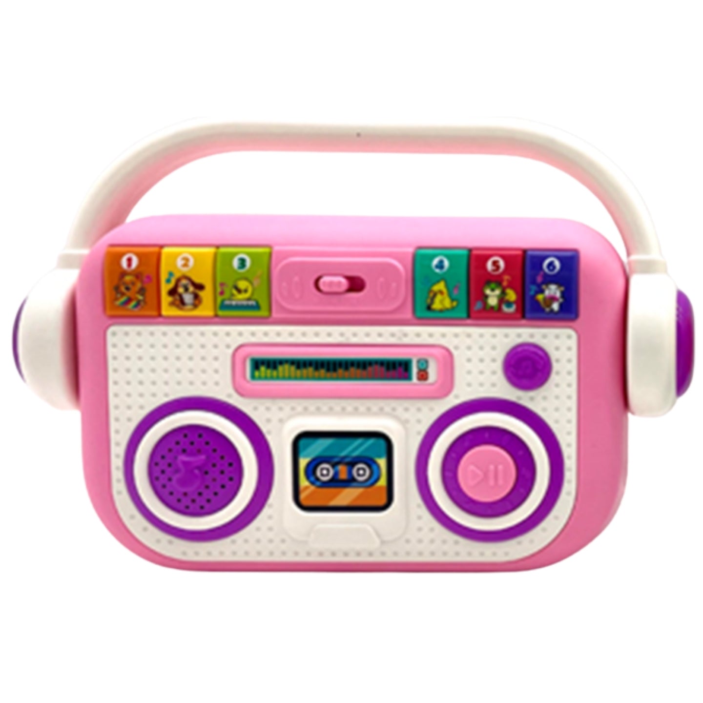 Little Angel-Baby Musical Learning Radio Toy with Lights and Sound -Green/Pink