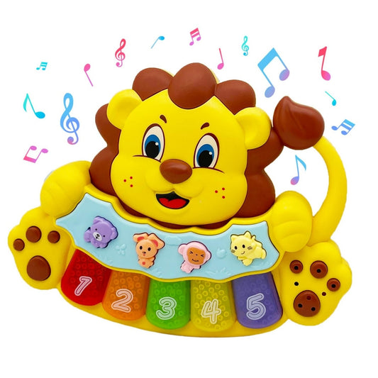 Little Angel-Baby Musical Piano Toy for Kids Educational Light Interactive Fun - Yellow