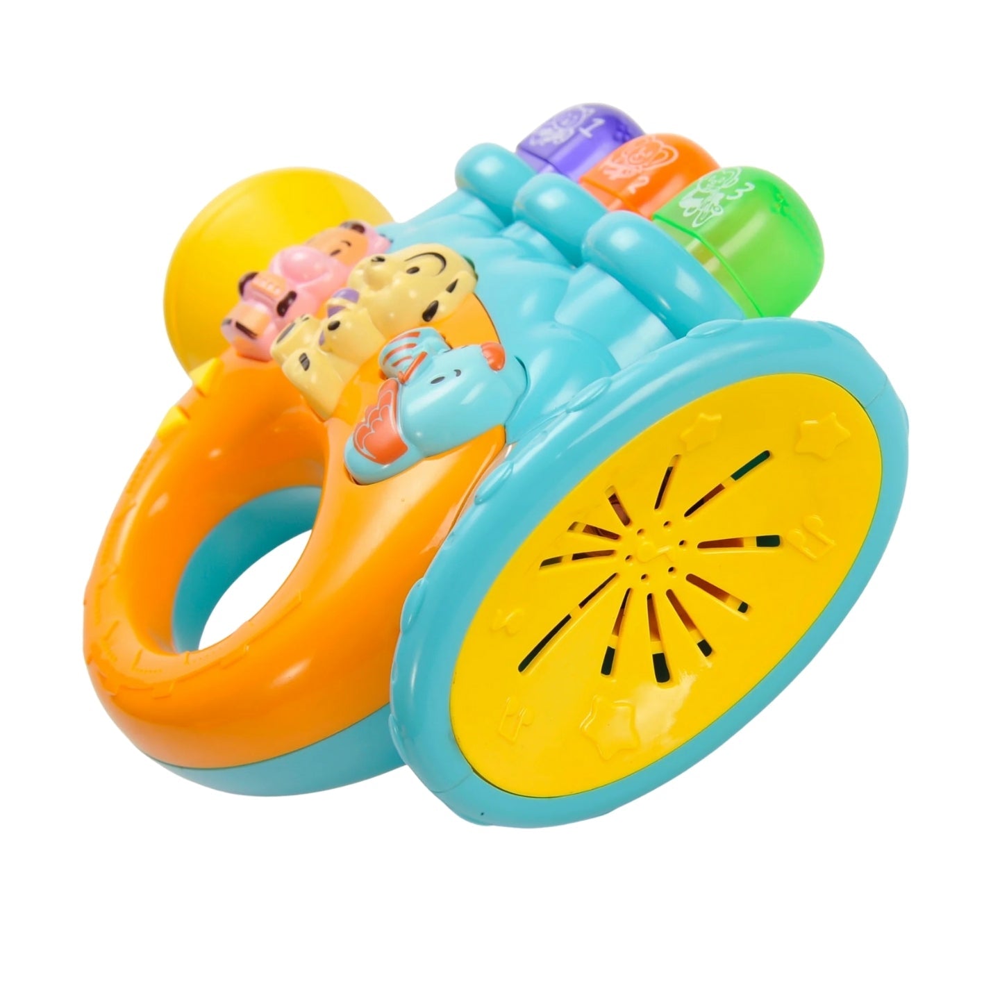Little Angel-Baby Musical Rattle Toy with Lights & Sounds - Orange