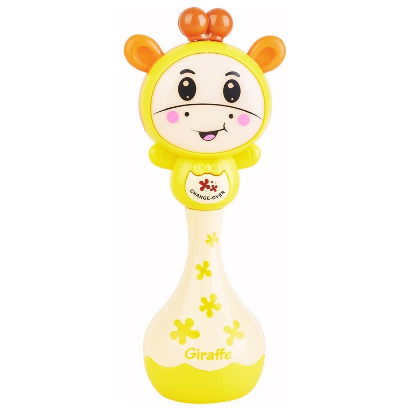 Little Angel-Baby Musical Rattle Toy Giraffe for Infants - Yellow