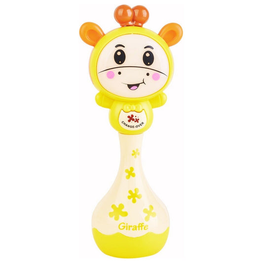 Little Angel-Baby Musical Rattle Toy Giraffe for Infants - Yellow