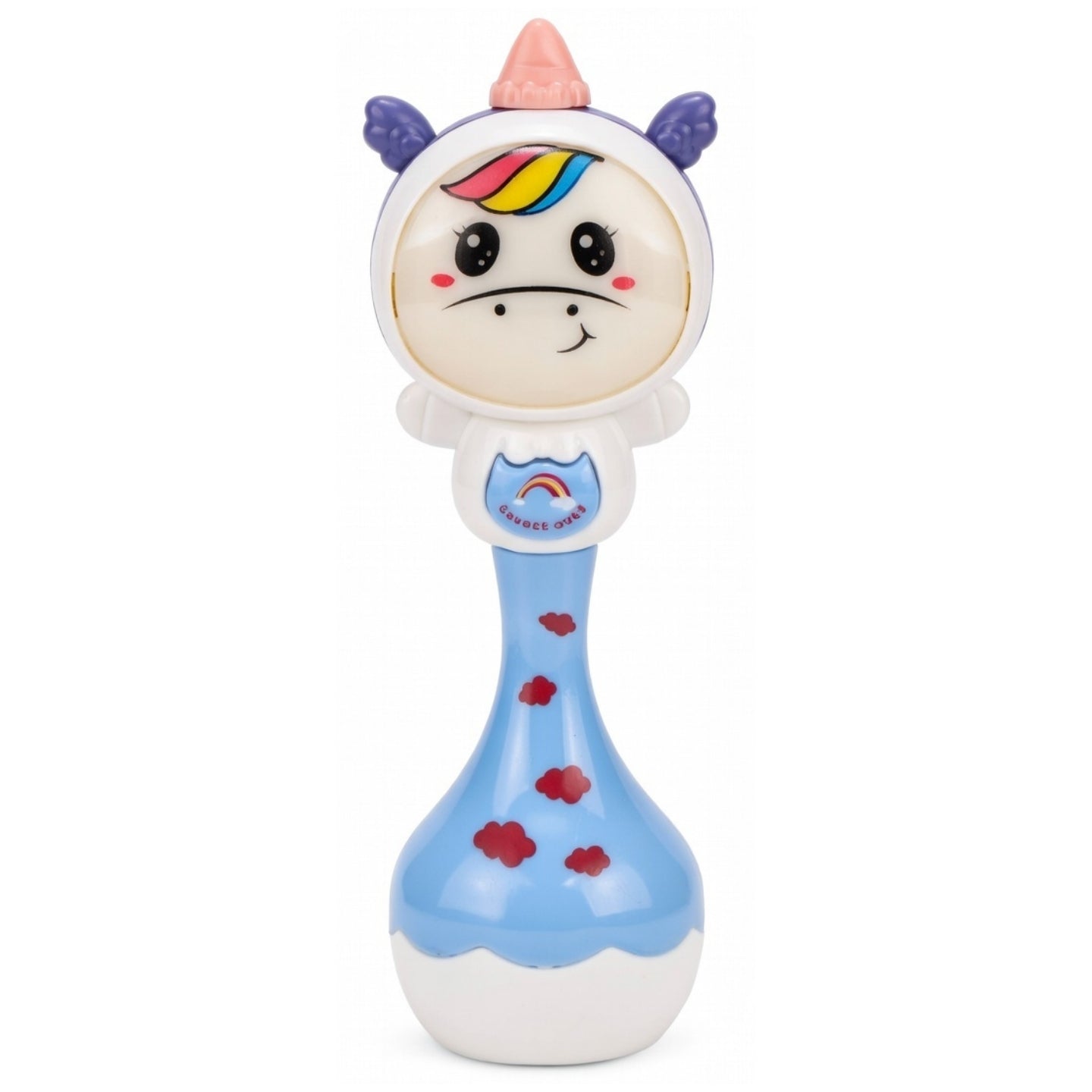 Little Angel-Baby Musical Rattle Toy Unicorn for Infants - Blue