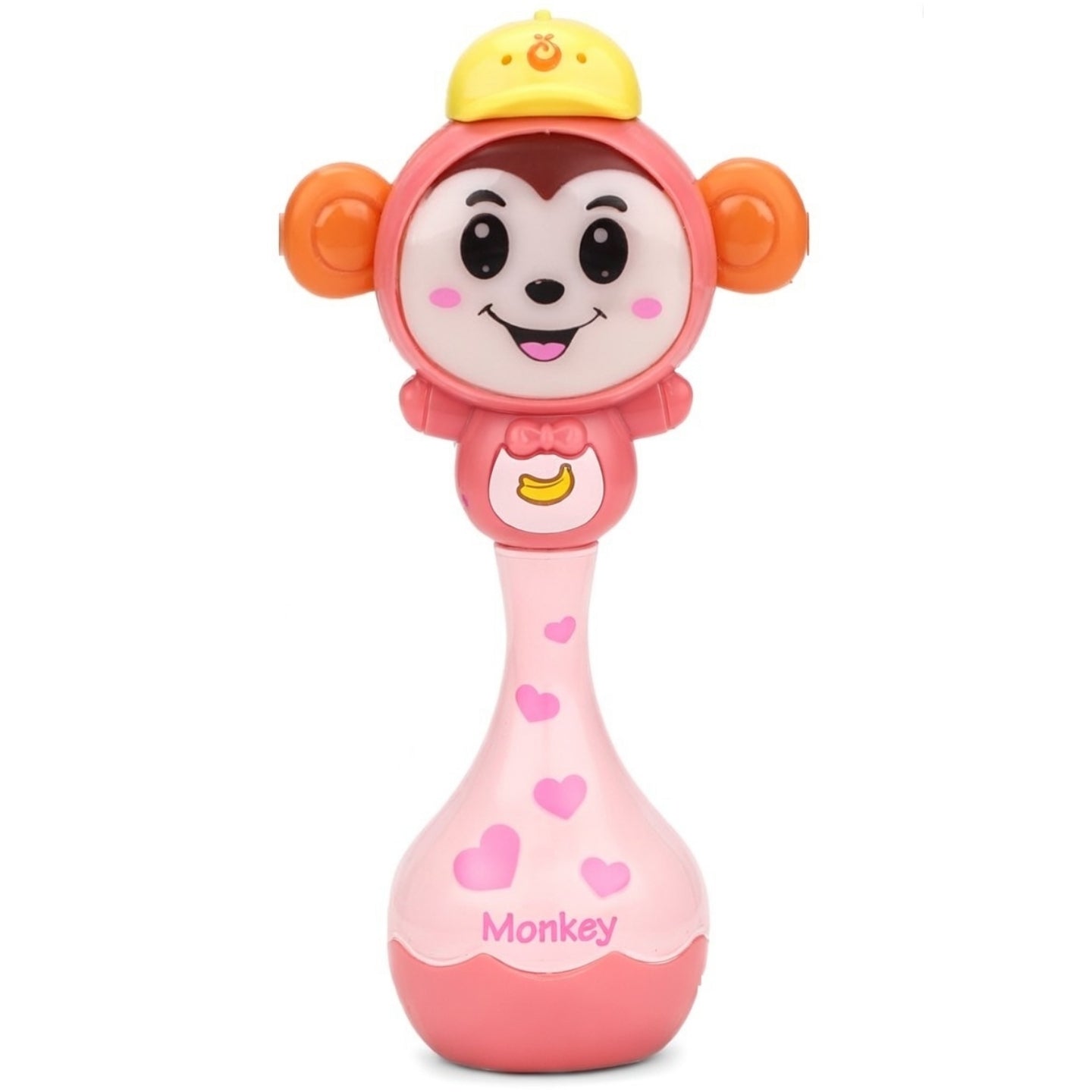 Little Angel-Baby Musical Steering Wheel Toy with Lights - Pink