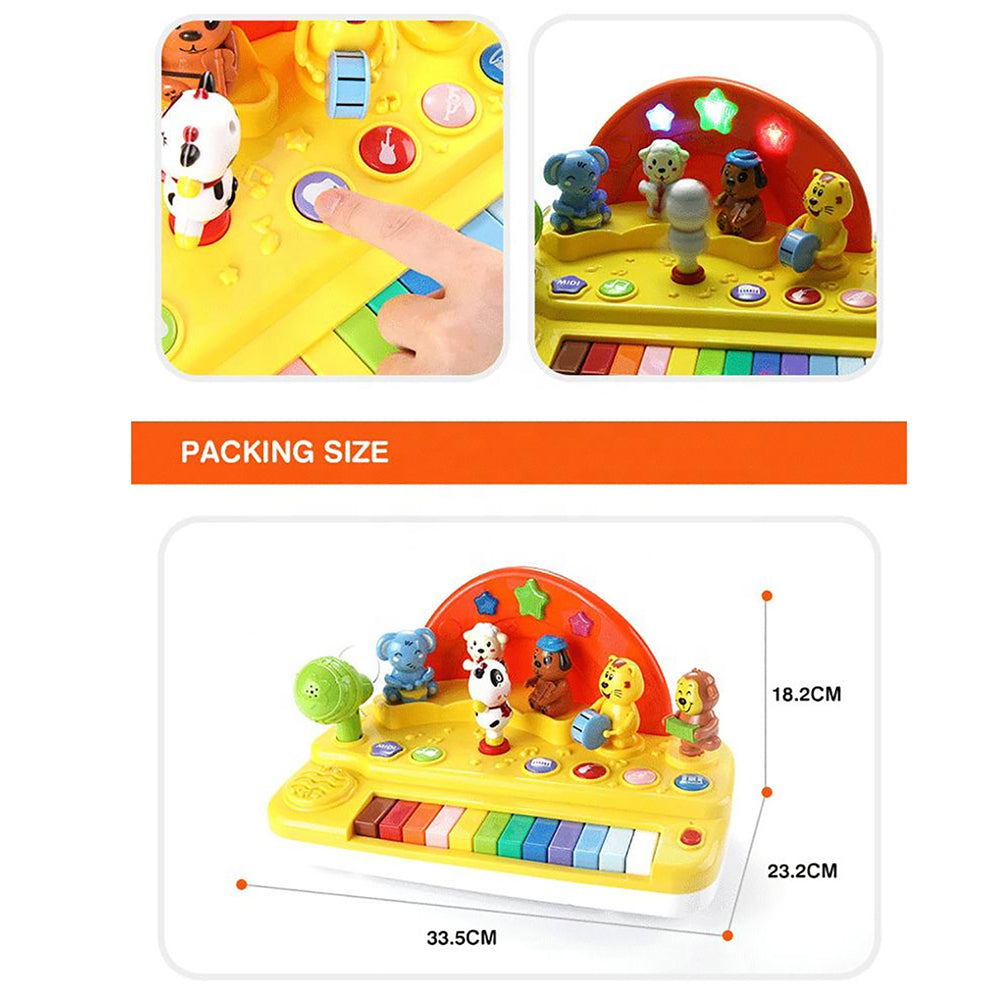 Goodway - Baby Toys Musical Piano Toy for 2+ Years - Yellow