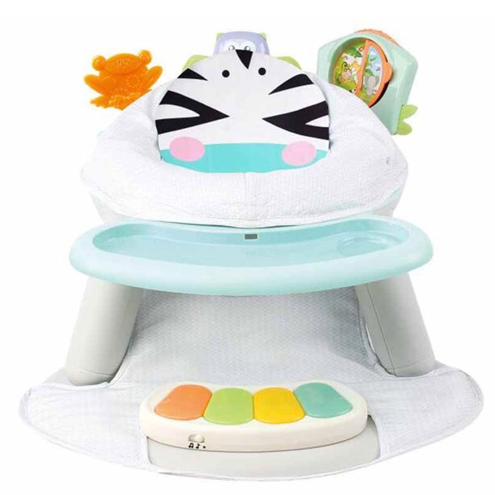Little Angel - Baby Feeding Chair 2-In-1 Booster Seat & Activity Center - Blue