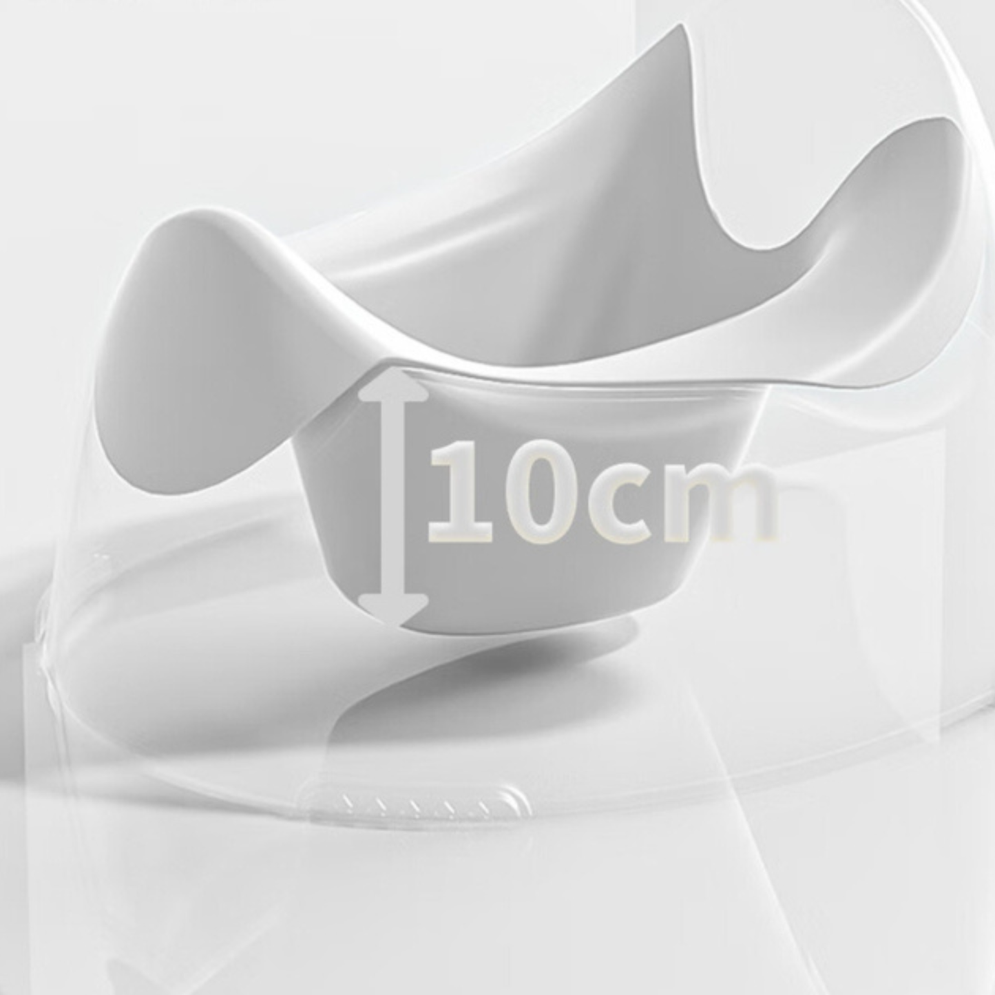 Little Angel - Baby Potty Training Seat With Backrest - White