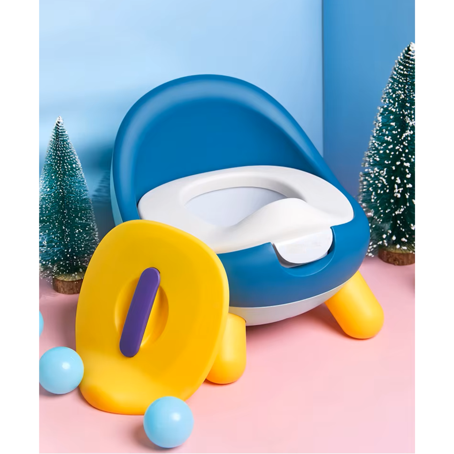 Little Angel - Baby Potty Training Seat With Lid & Backrest