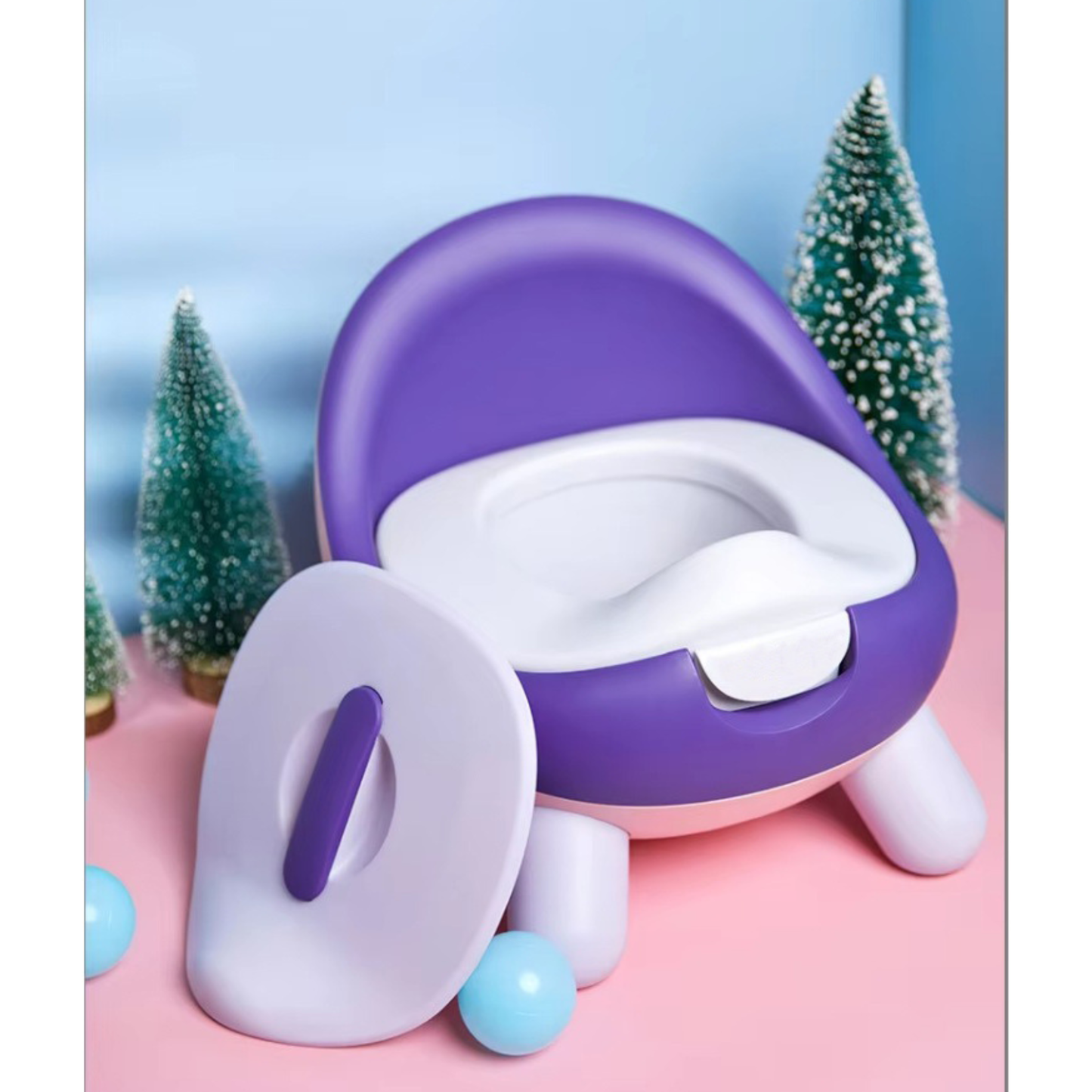 Little Angel - Baby Potty Training Seat With Lid & Backrest