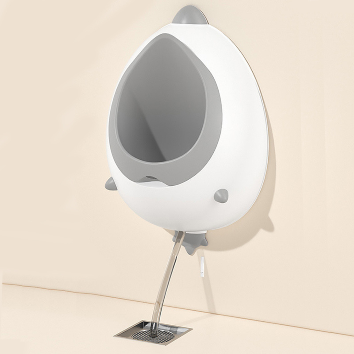 Little Angel -Baby Wall Mounted Potty Training Urinal - Grey