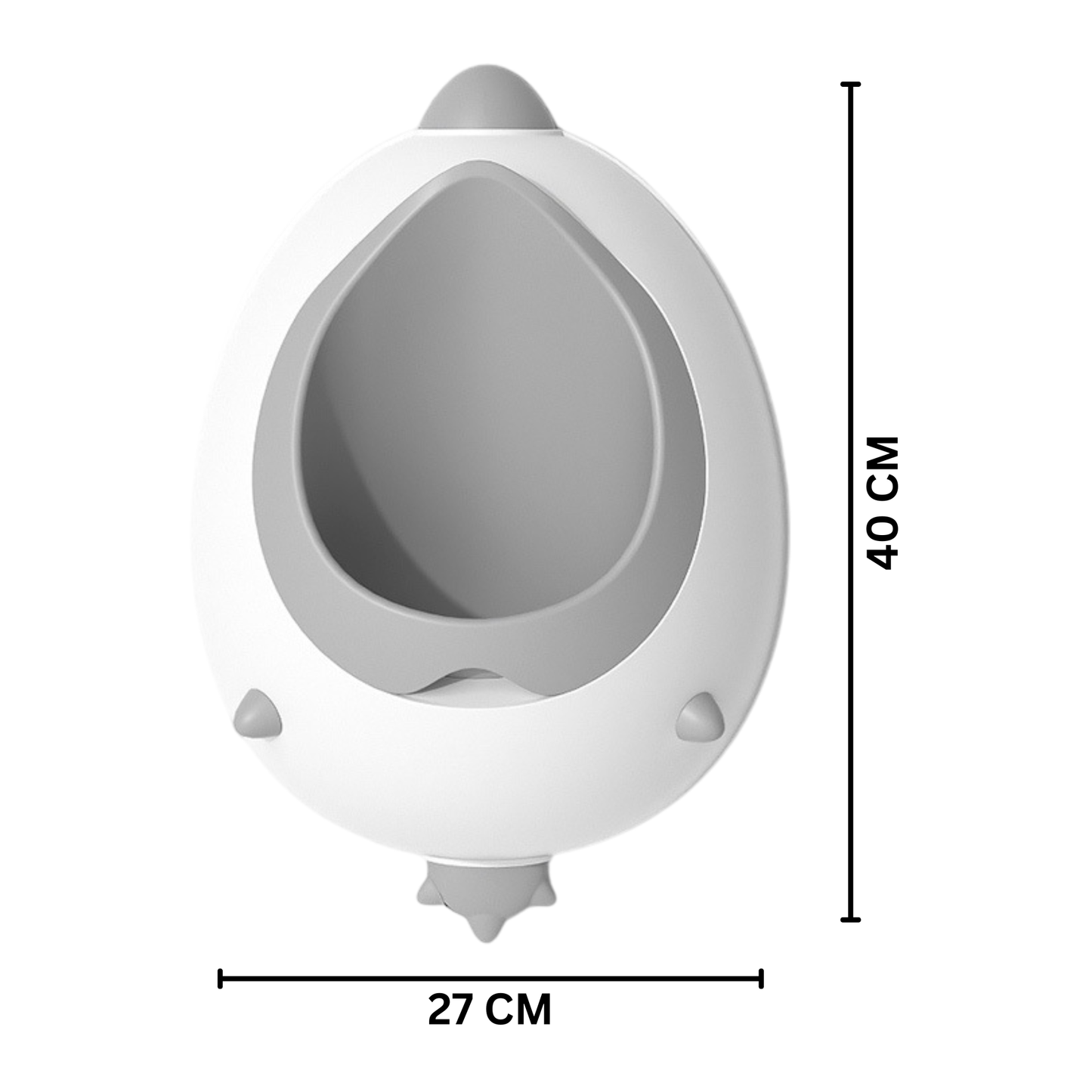 Little Angel -Baby Wall Mounted Potty Training Urinal - Grey