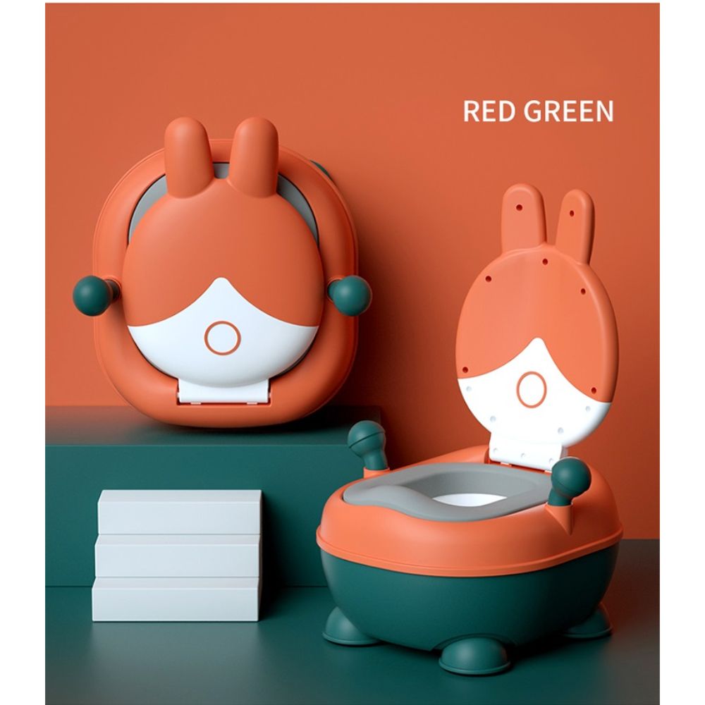 Little Angel Baby Potty Chair Monkey - Red Green