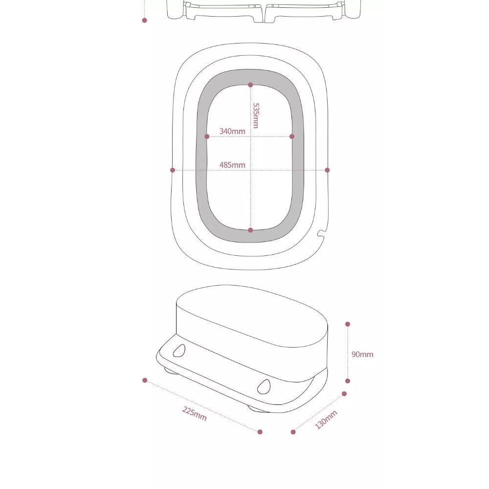 Little Angel - Baby Bathtub Portable Foldable Design