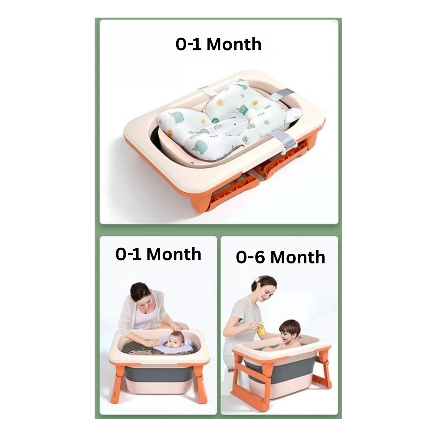 Little Angel - Baby Bathtub Portable Foldable Design