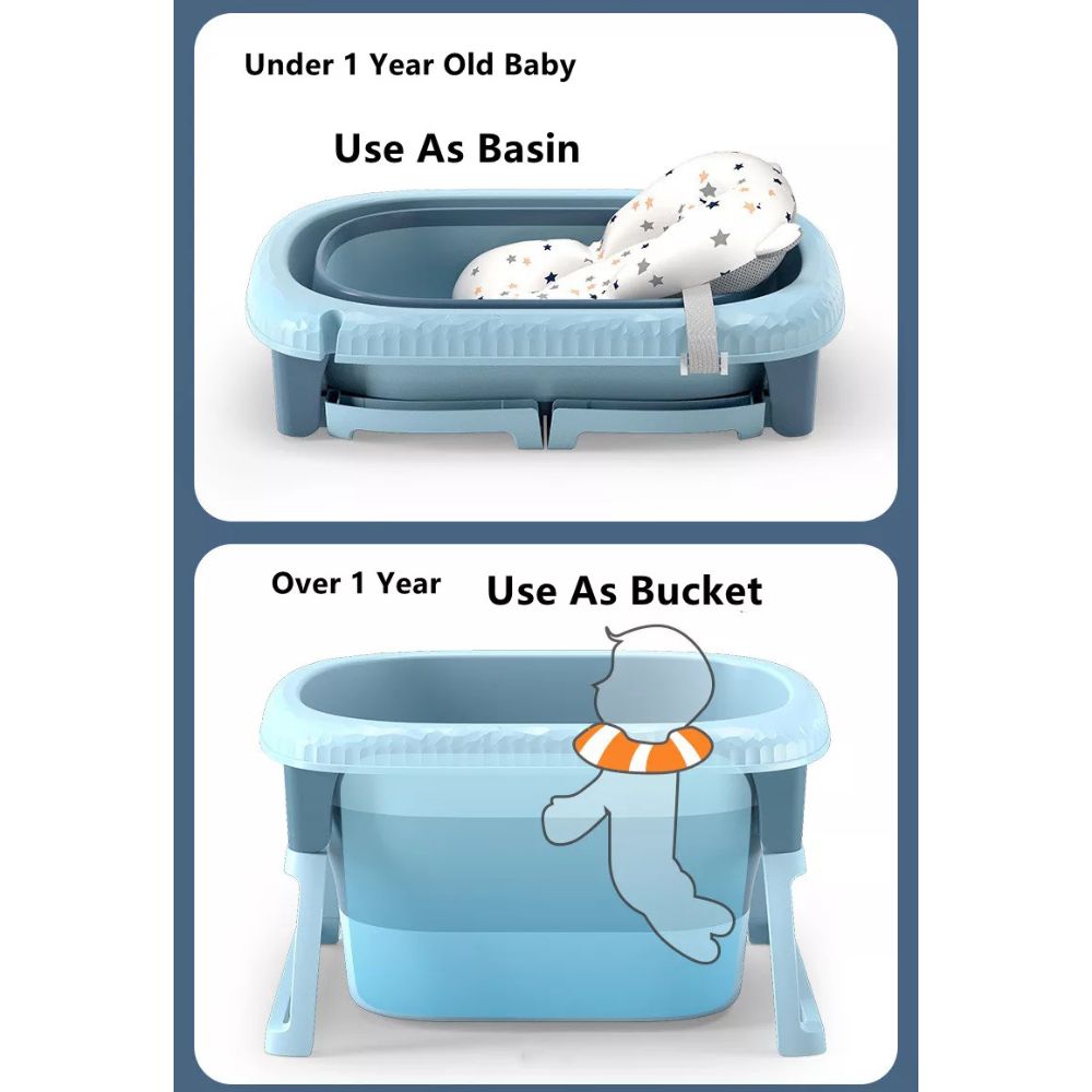Little Angel - Kids Foldable Baby Bathtub For Newborns