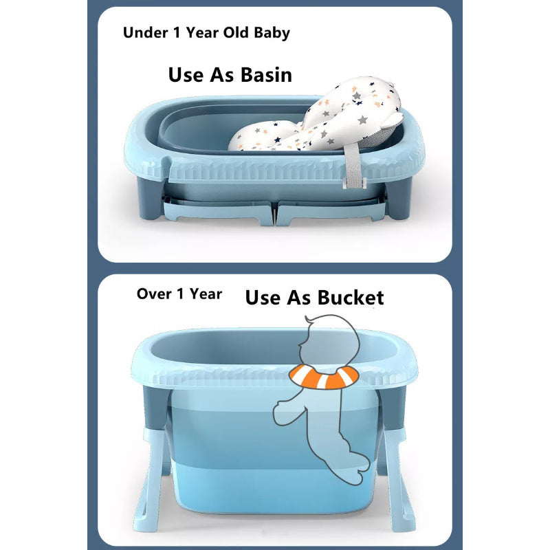 Little Angel - Kids Foldable Baby Bathtub For Newborns