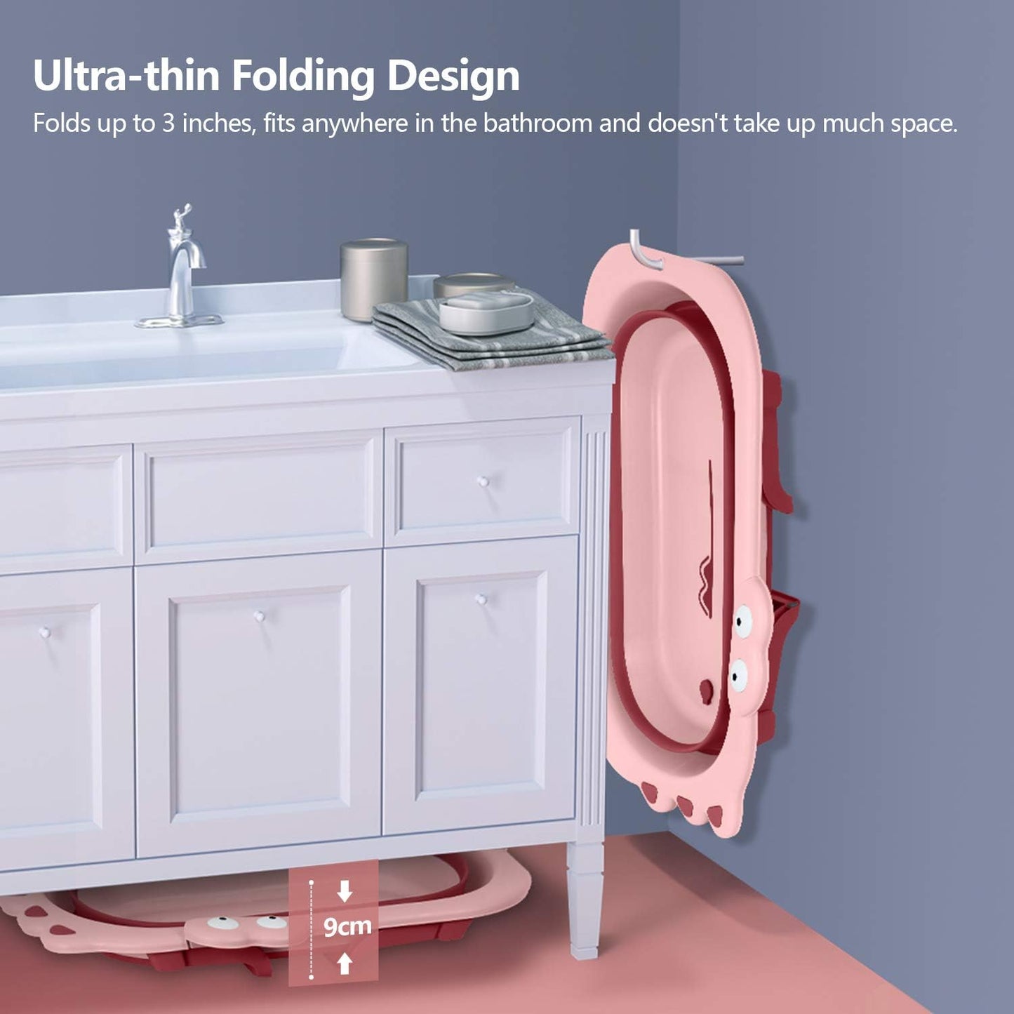 Little Angel - Baby Bathtub Cartoon Foldable Design