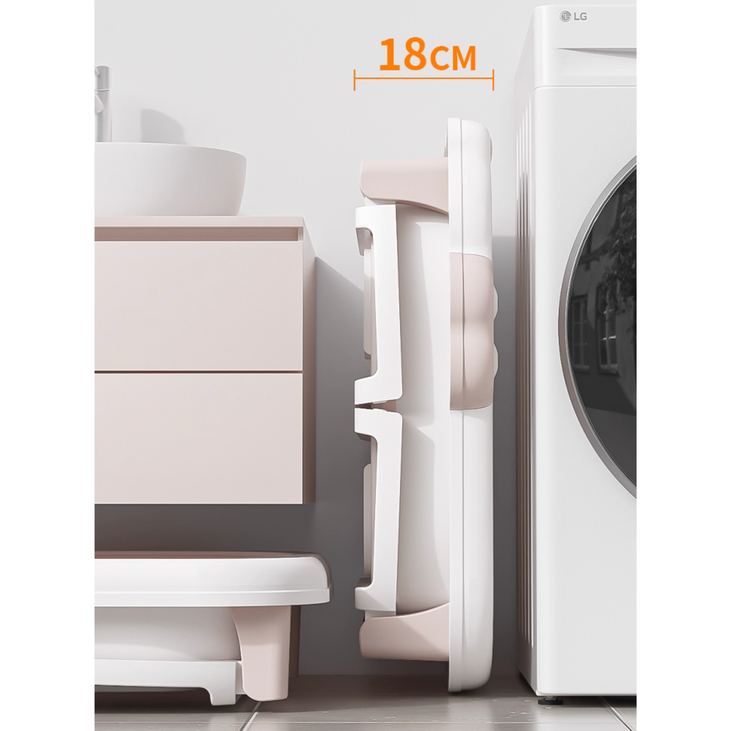 Little Angel - Baby Foldable Bath Tub With Seat Support - Coffee