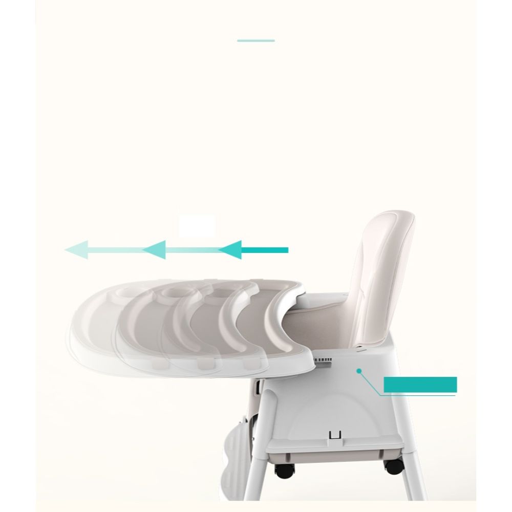 Little Angel Dining High Chair for Babies and Toddlers - Pink