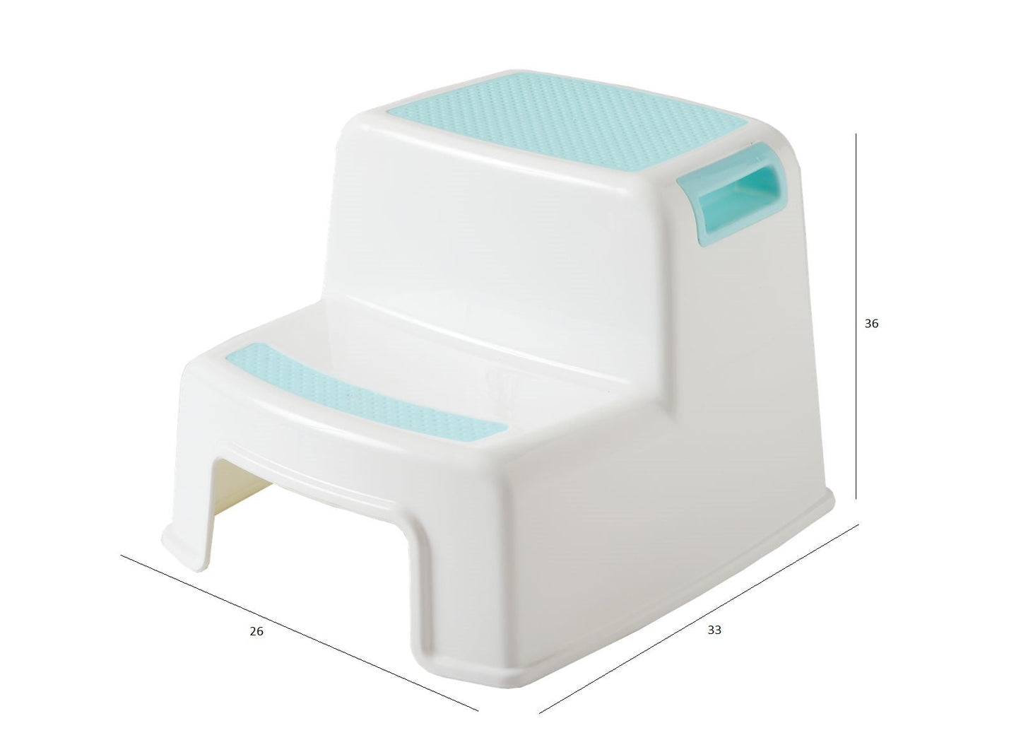 Little Angel - Kids Step Stool For Potty Training & Safety - Blue/Pink