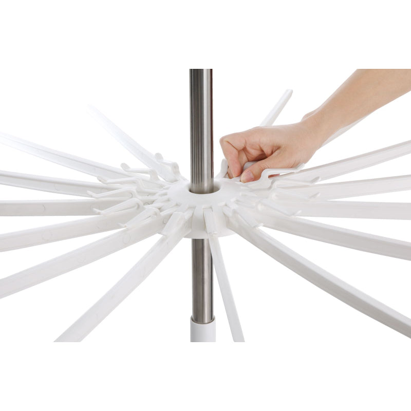 Little Angel - Baby Clothes 3 Layer Dryer Stand With Clips - White