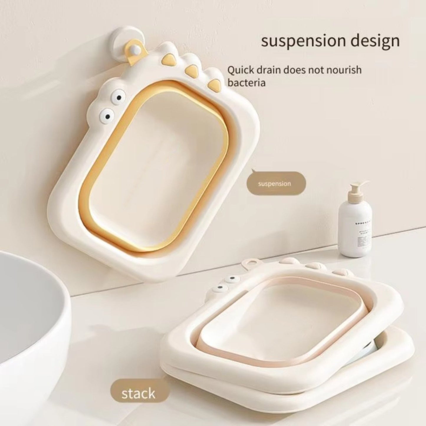 Little Angel- Baby Foldable Wash Basin For Cleaning And Care