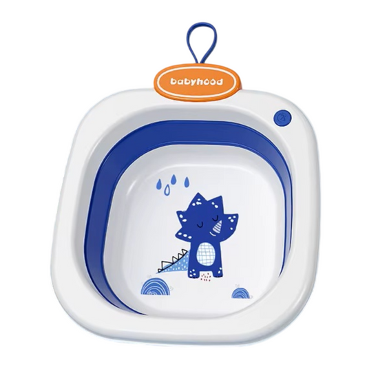 Little Angel - Baby Foldable Wash Basin With Animal Print