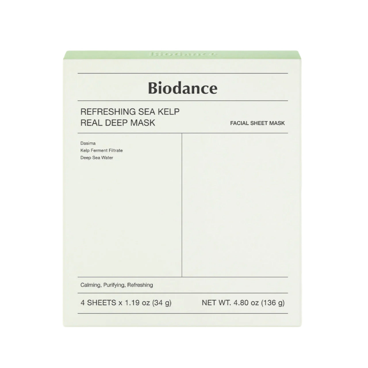 BIODANCE Refreshing Sea Kelp Real Deep Mask