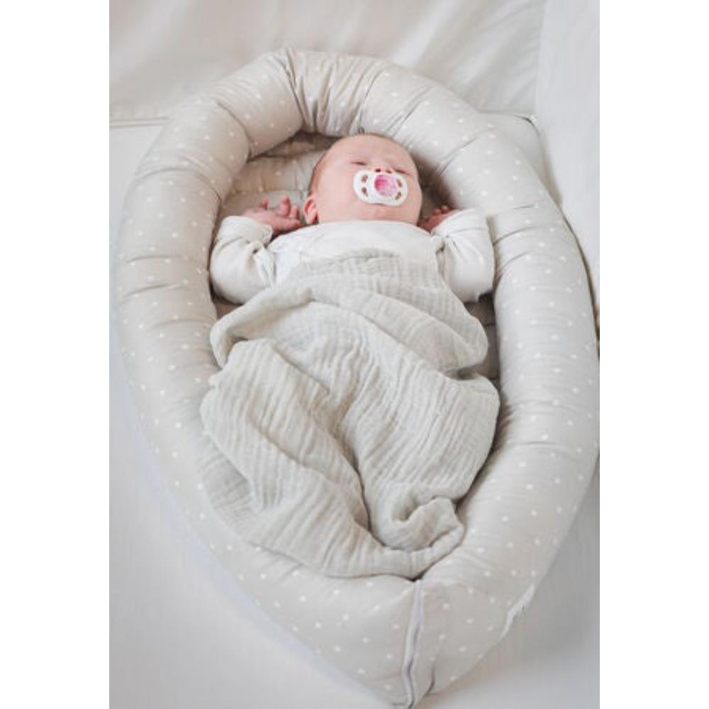 Little Angel - Baby  Portable Lounger Nest – Newborn Infant Sleeper Pod Bed