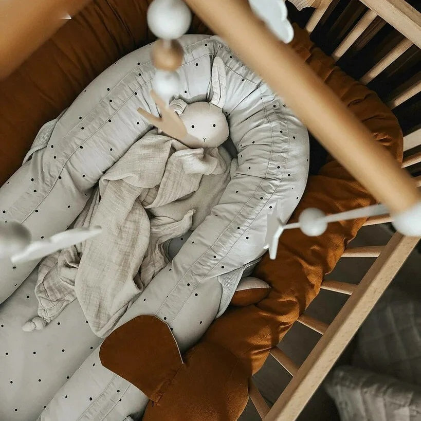 Little Angel - Baby  Portable Lounger Nest – Newborn Infant Sleeper Pod Bed