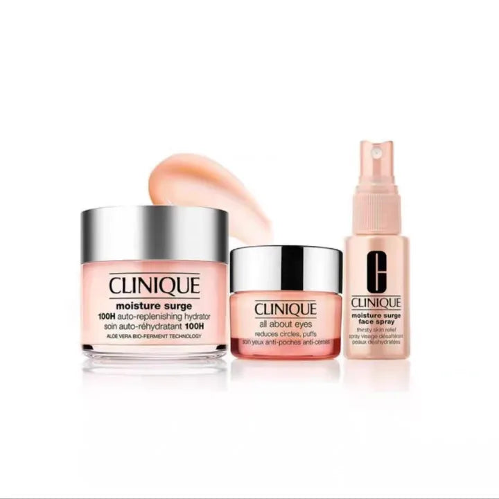 Clinique Unisex Moisture Surge Set Gift Set Skin Care ( 3IN1 )