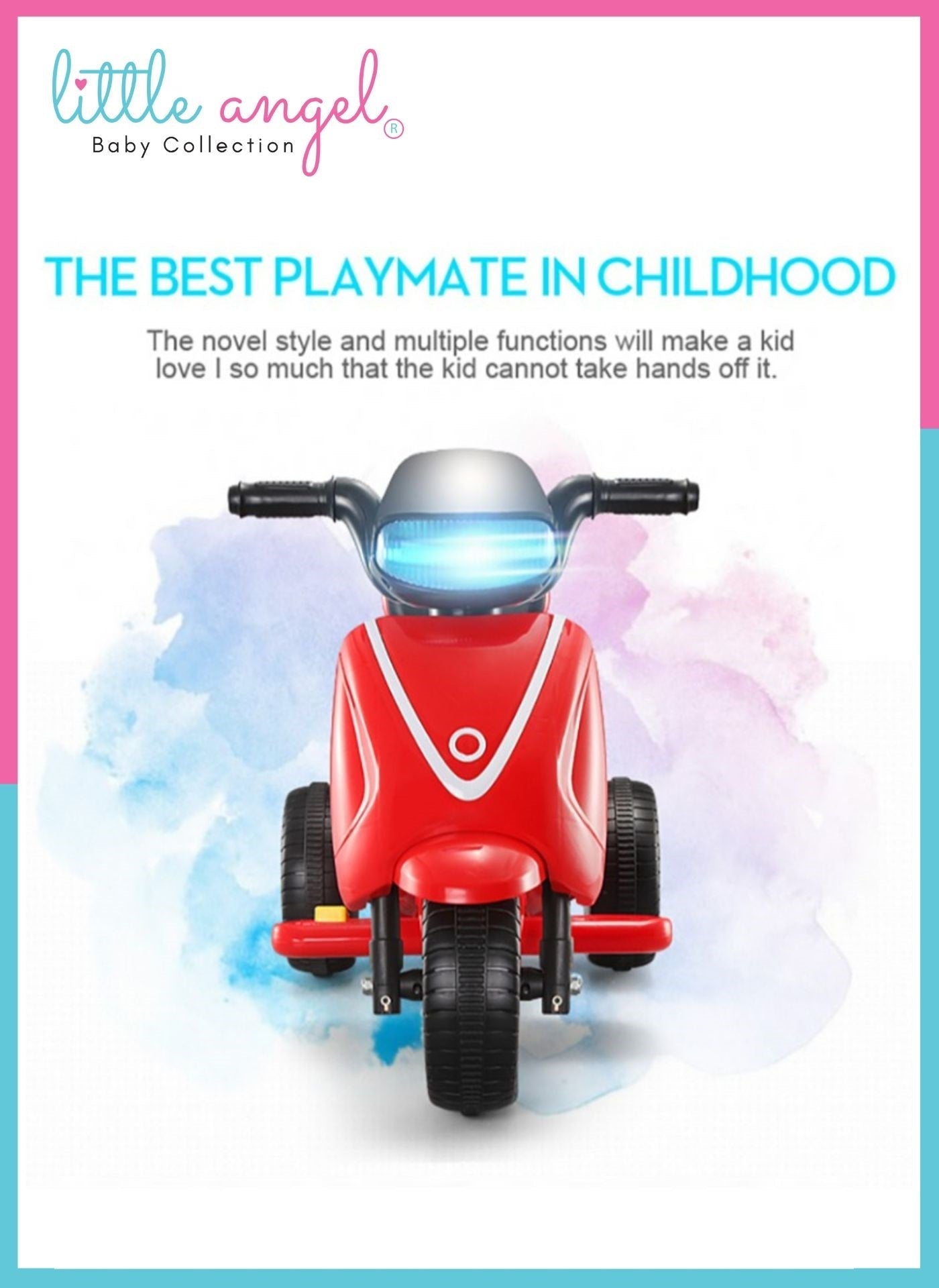 Kids Toys Ride On Bike Toy - Red
