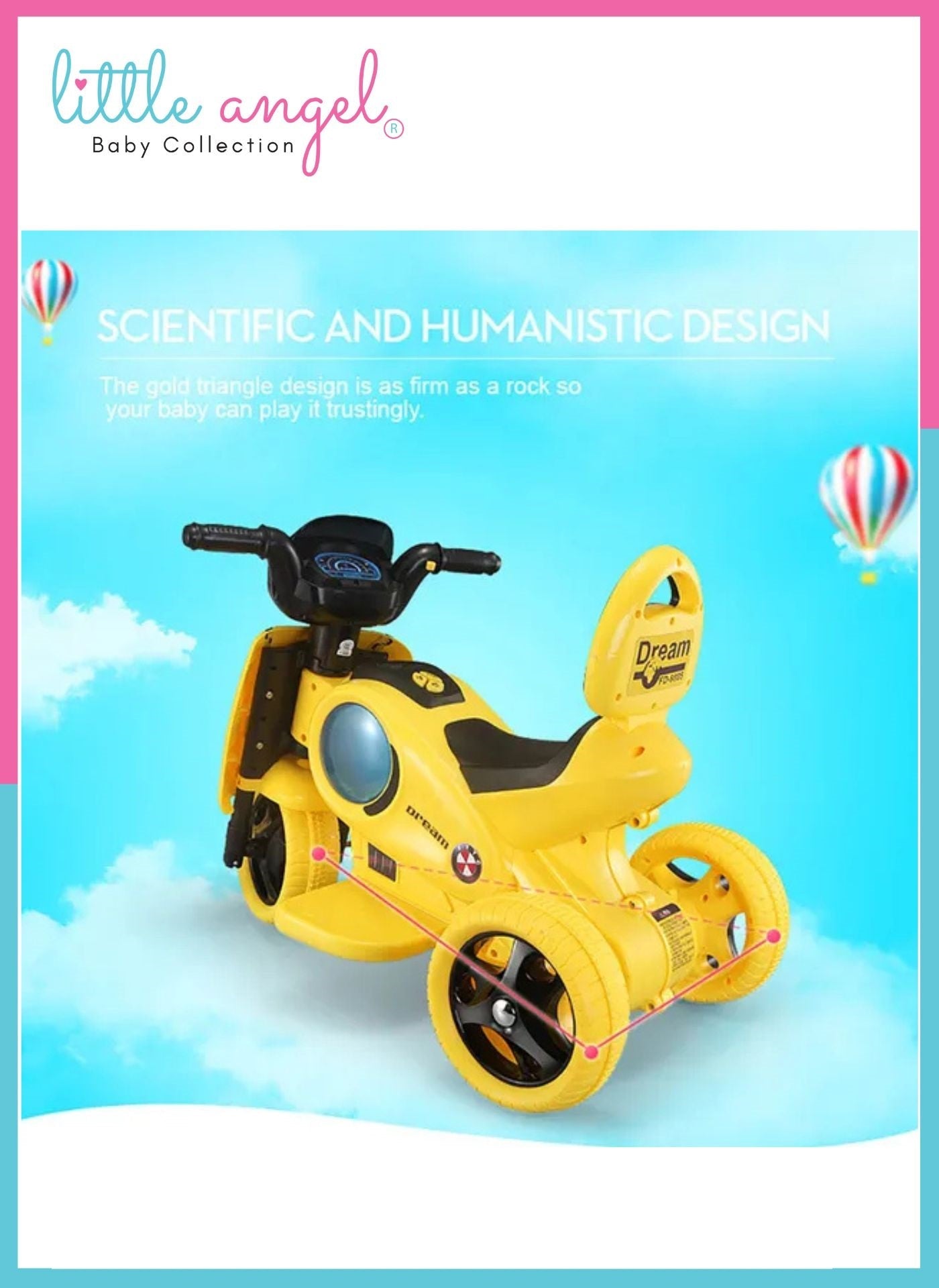 Kids Toys Ride On Bike Toy - Red